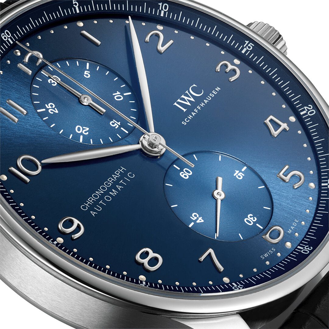 IWC Portugieser Chronograph IW371606 Shop now in Canberra, Perth, Sydney, Sydney Barangaroo, Melbourne, Melbourne Airport & Online