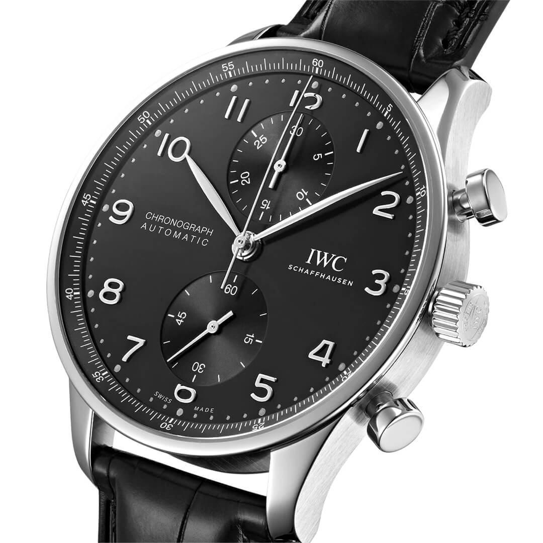 IWC Portugieser Chronograph IW371609 Shop now in Canberra, Perth, Sydney, Sydney Barangaroo, Melbourne, Melbourne Airport & Online