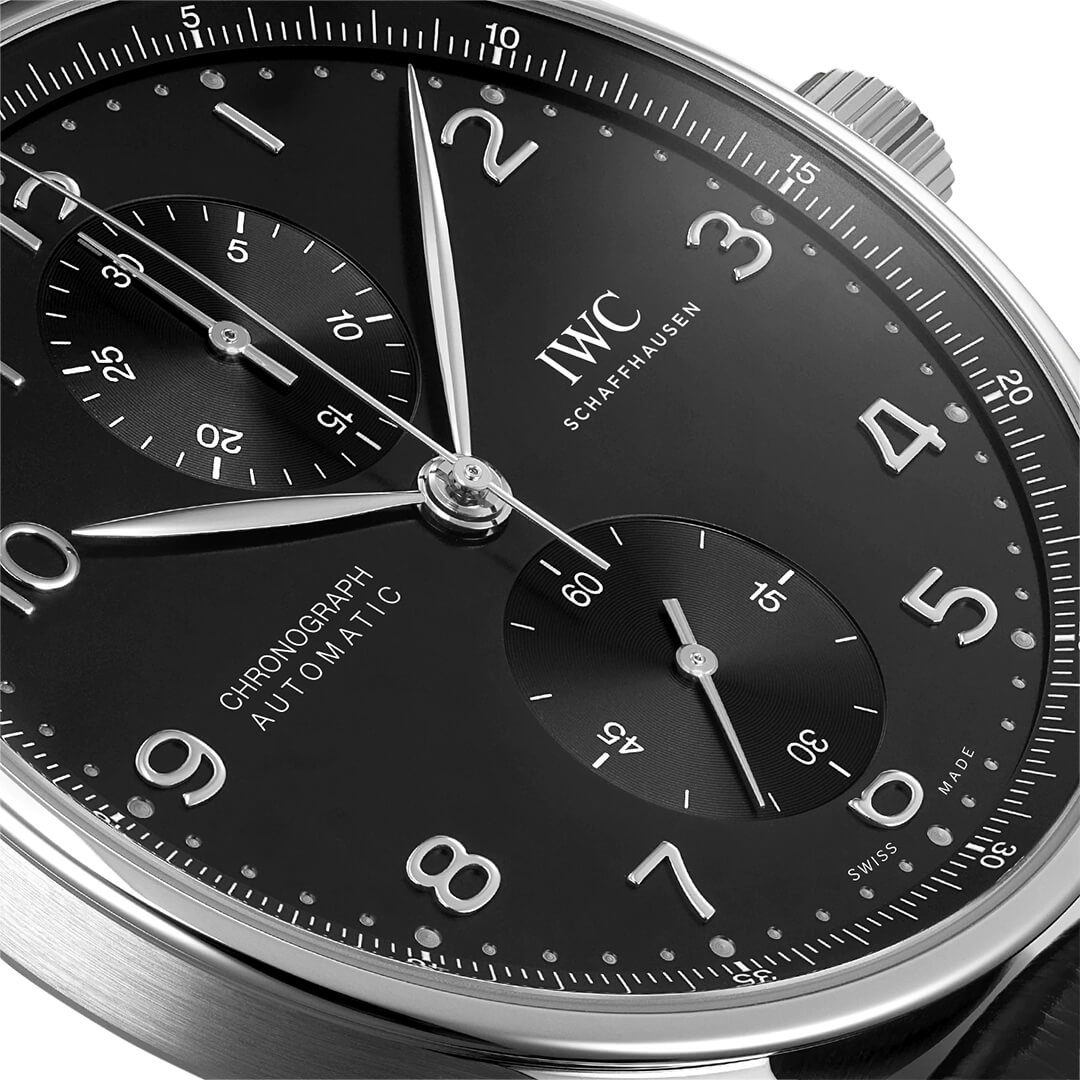 IWC Portugieser Chronograph IW371609 Shop now in Canberra, Perth, Sydney, Sydney Barangaroo, Melbourne, Melbourne Airport & Online