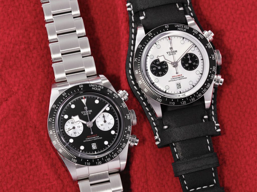 Far watch. Tudor Black Bay Chrono. Tudor Panda.