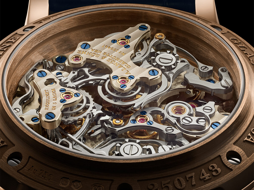 The incredible Triple Split movement from A. Lange & Söhne.
