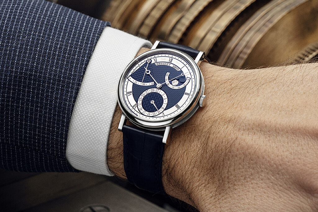 Breguet Classique watch on leather strap