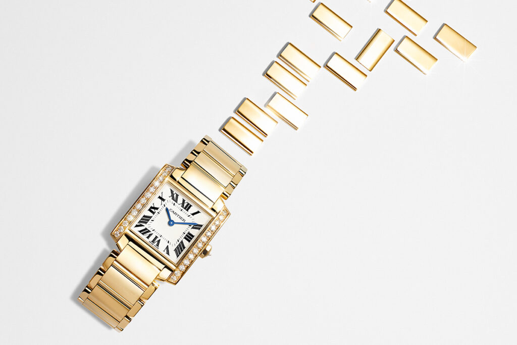 The Cartier Tank has a historically significant bracelet.
