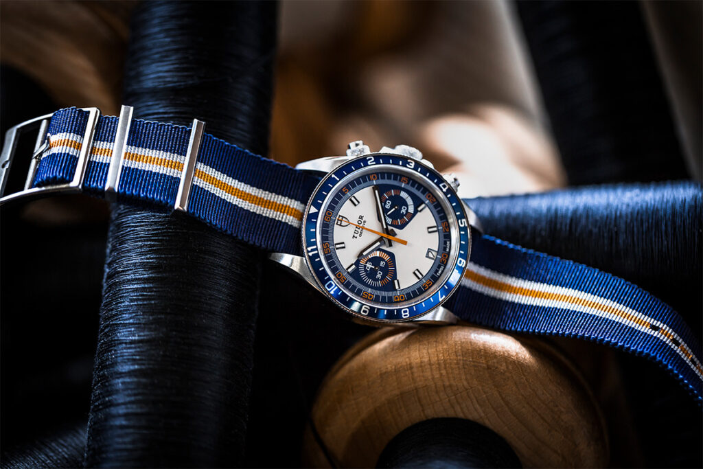 Tudor's fabric straps are considered among the best in the industry.