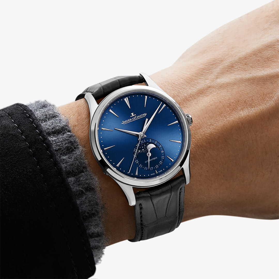 Jaeger-LeCoultre Master Ultra Thin Moon Q1368480 Shop Jaeger-LeCoultre now in Melbourne, Melbourne Airport, Perth, Canberra, Sydney, Sydney Barangaroo and Online.