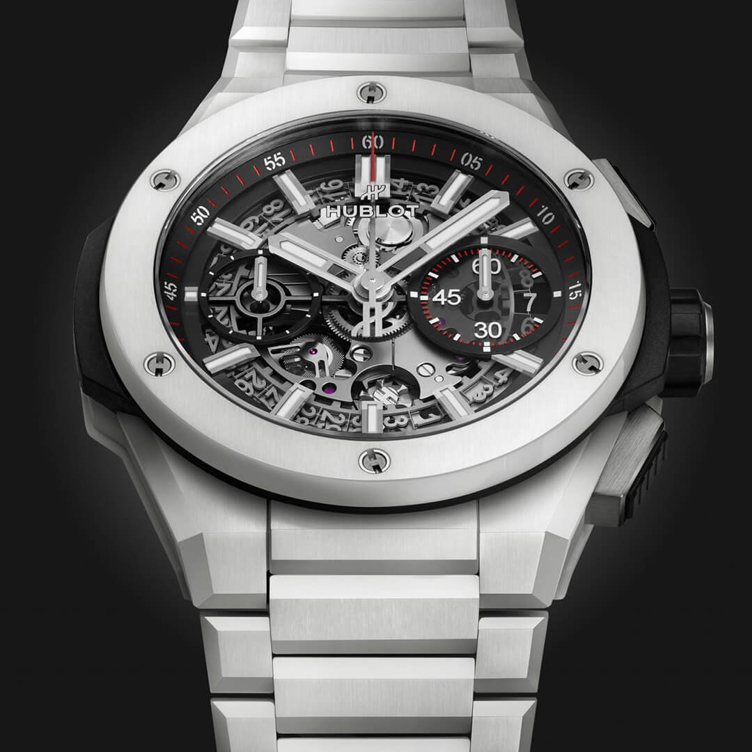 HUBLOT Bang Integral White Ceramic 451.HX.1123.HX Shop HUBLOT now in Melbourne Airport, Perth, Sydney and Sydney Barangaroo.