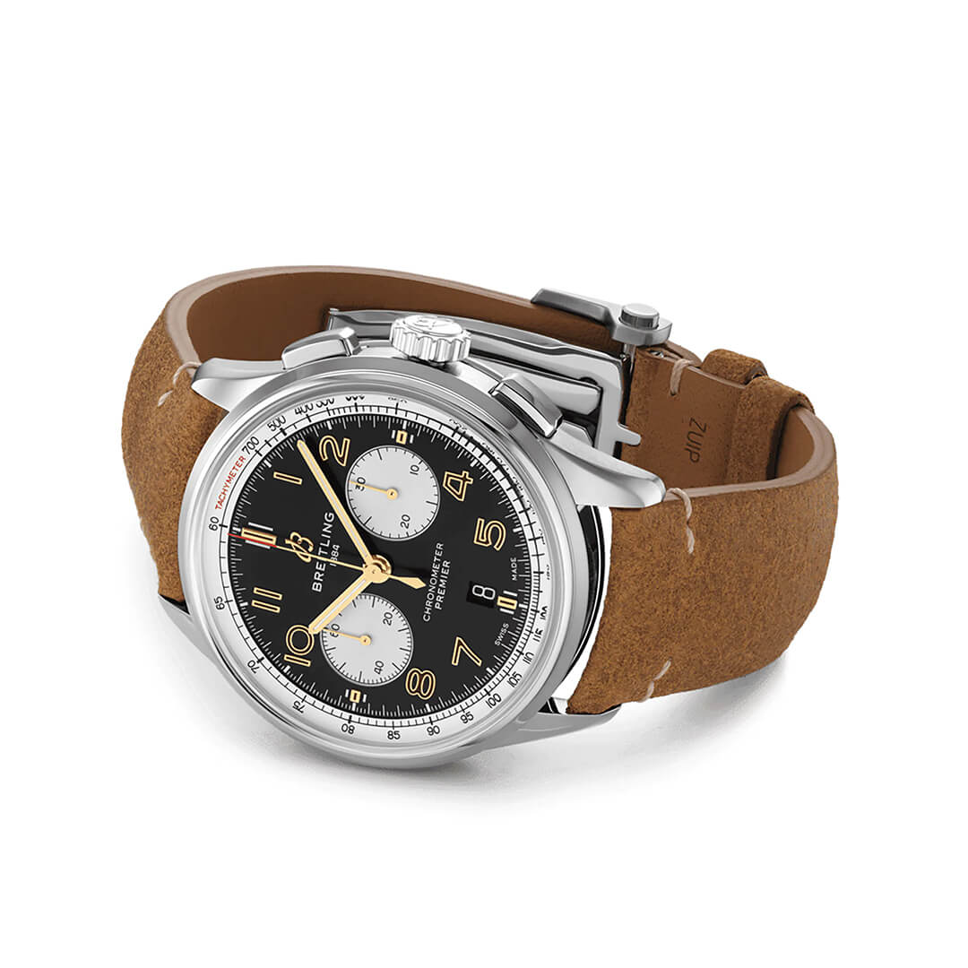 Breitling Premier B01 Chronograph 42 Norton AB0118A21B1X1 Shop Now In Canberra, Perth, Melbourne, Melbourne Airport, Sydney, Sydney Barangaroo & Online