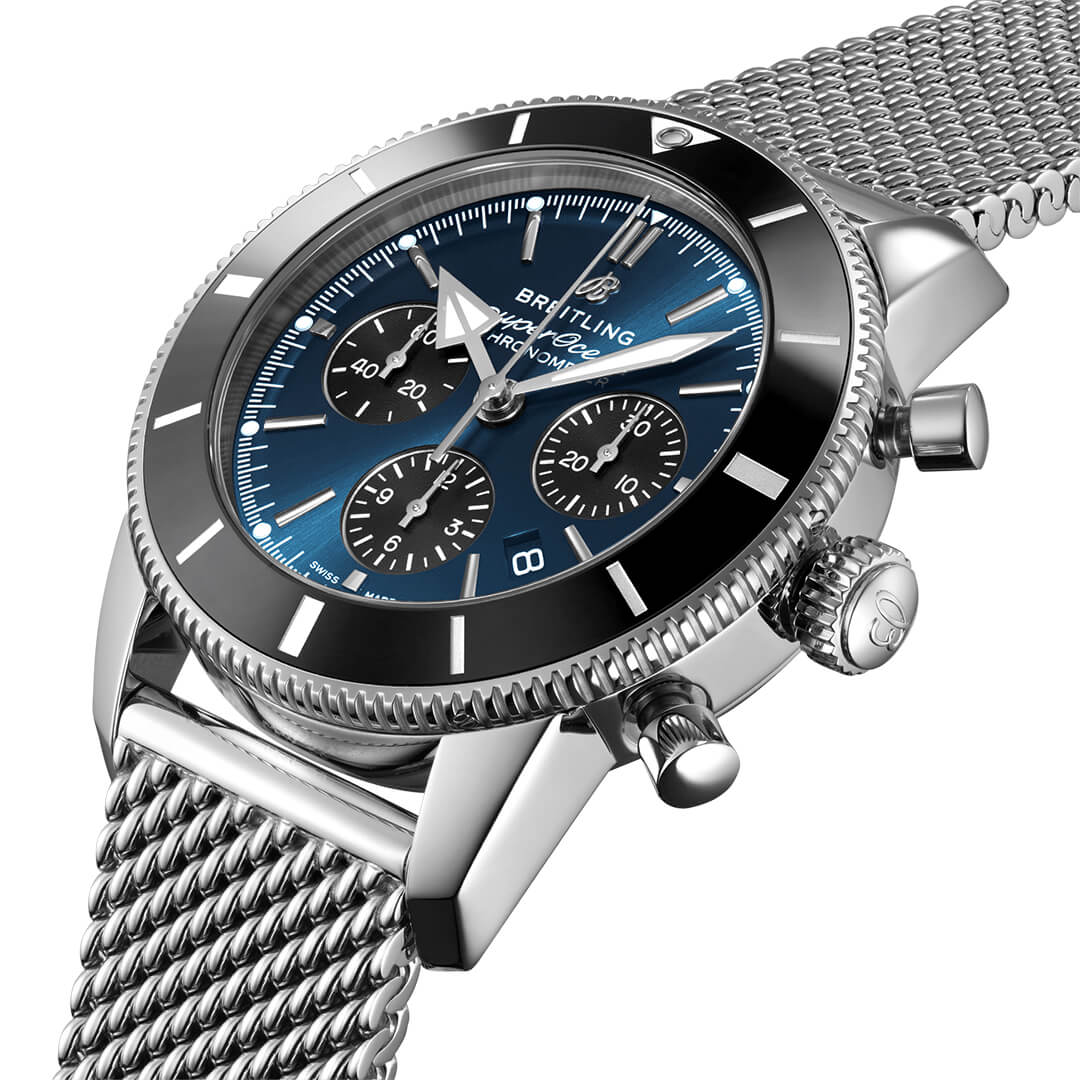 Breitling Superocean Heritage B01 Chronograph 44 AB0162121C1A1 Shop Now In Canberra, Perth, Melbourne, Melbourne Airport, Sydney, Sydney Barangaroo & Online