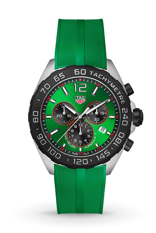 Green on sale tag watch