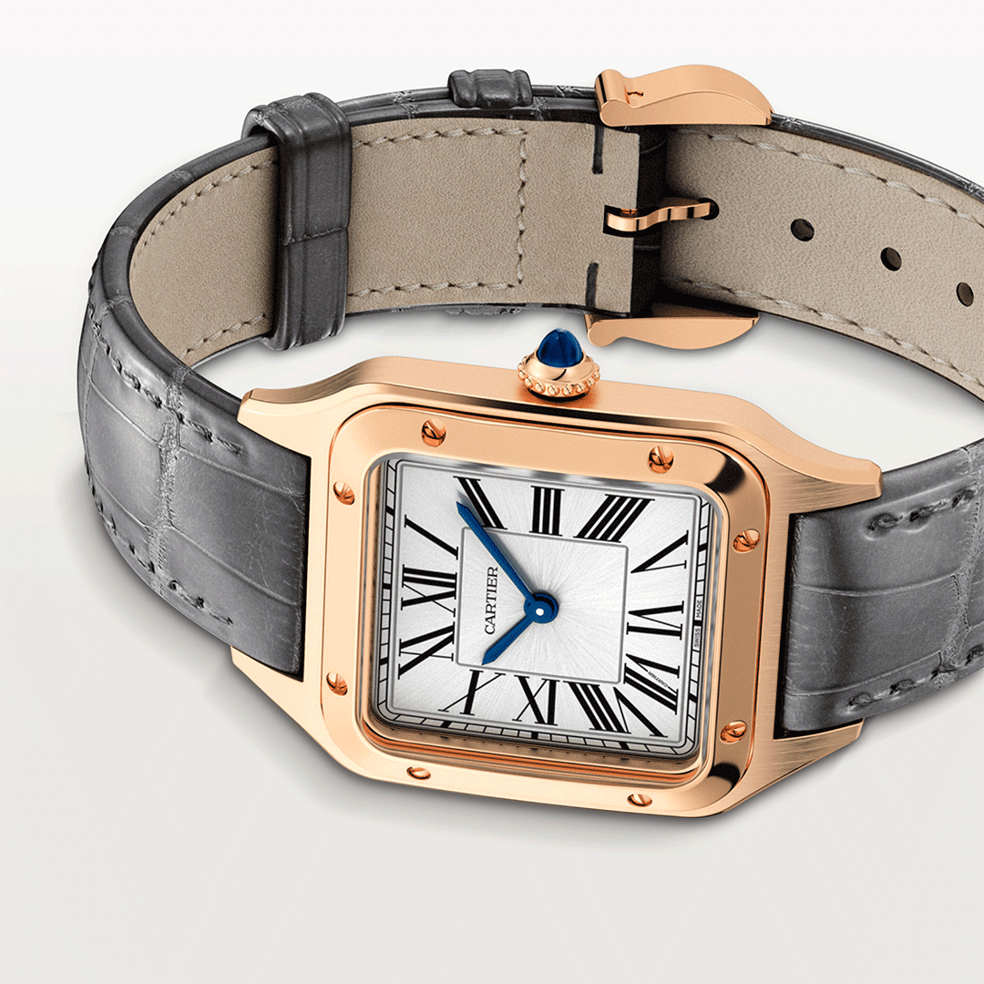 Cartier Santos Dumont Watch WGSA0021 Shop Cartier at Watches of Switzerland Canberra, Melbourne, Melbourne International Airport, Perth, Sydney, Sydney Barangaroo and Online.