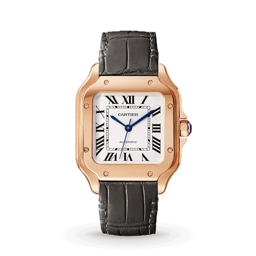 Santos De Cartier Watch WGSA0028 Shop Cartier at Watches of Switzerland Canberra, Melbourne, Melbourne International Airport, Perth, Sydney, Sydney Barangaroo and Online.