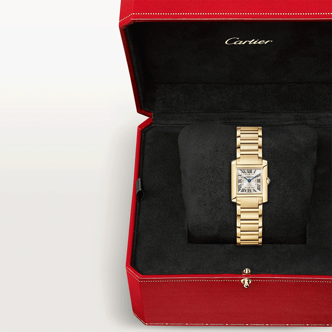 Cartier Tank Française Watch WGTA0113 Shop Cartier now at Watches of Switzerland Melbourne, Melbourne Airport, Sydney, Sydney Barangaroo, Perth, Canberra and Online.