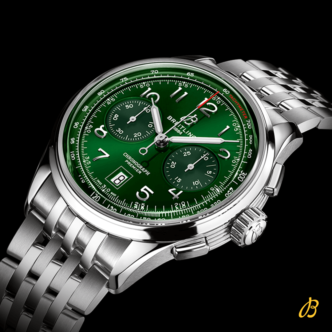 Breitling Premier B01 Chronograph 42 AB0145371L1A1 Shop Breitling at Watches of Switzerland Perth, Canberra, Sydney, Sydney Barangaroo, Melbourne, Melbourne Airport and Online.