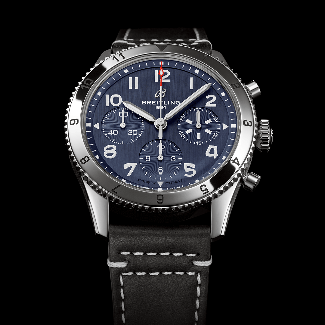 Breitling Classic AVI Chronograph 42 Tribute To Vought F4U Corsair A233801A1C1X1 Shop Breitling at Watches of Switzerland Perth, Canberra, Sydney, Sydney Barangaroo, Melbourne, Melbourne Airport and Online.