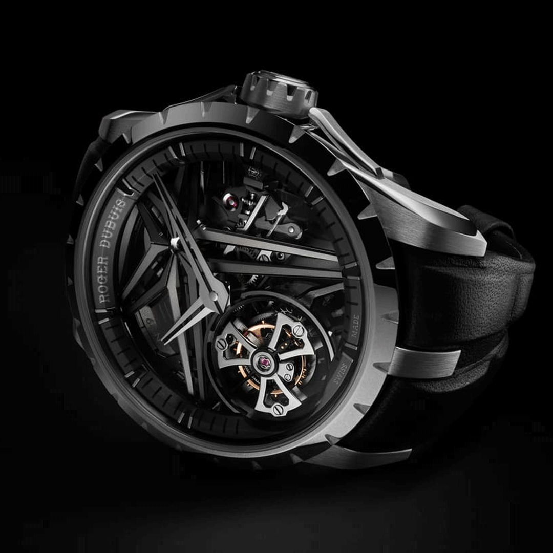 ROGER DUBUIS MT GREY DLC TITANIUM 42MM DBEX0889 Shop Roger Dubuis at Watches of Switzerland