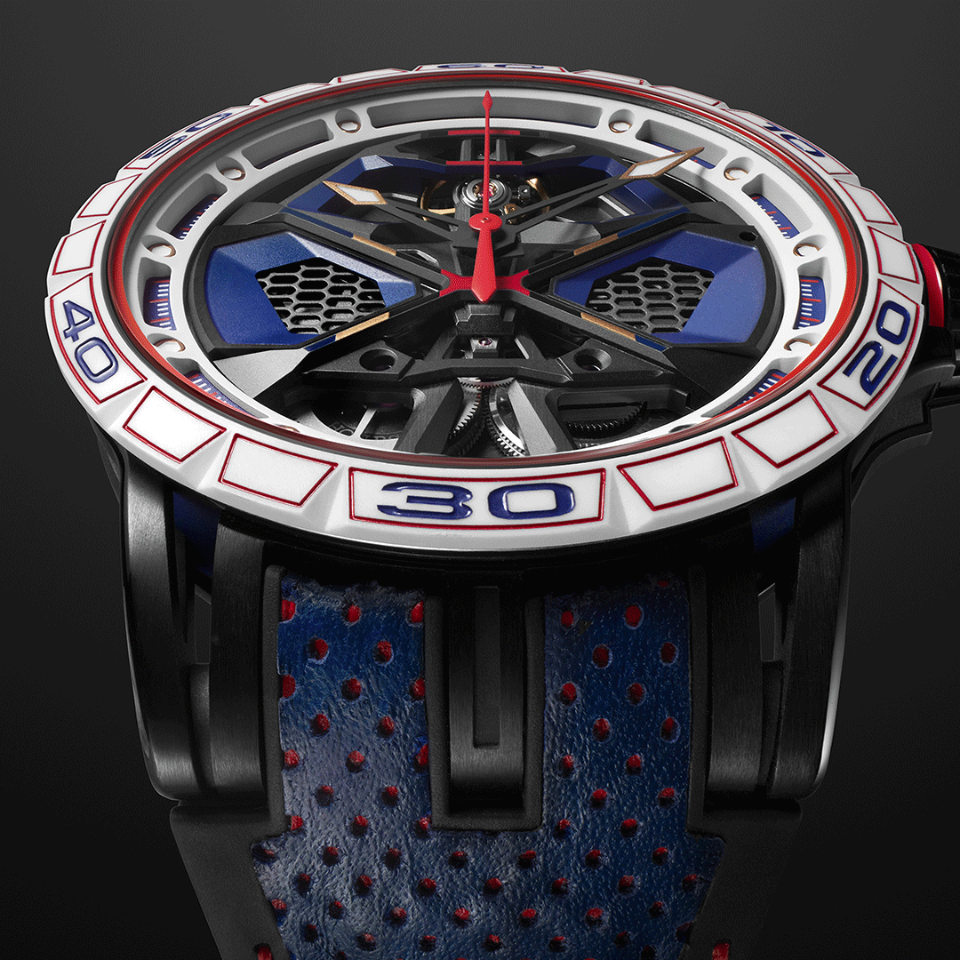 ROGER DUBUIS EXCALIBUR SPIDER MONOBALANCIER HURACÁN DBEX1008 Shop Roger Dubuis at Watches of Switzerland