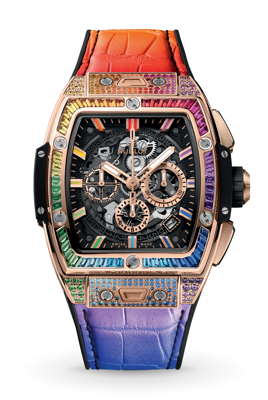 Spirit of Big Bang King Gold Rainbow 42mm