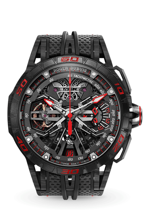 DBEX1046 EX45 SPIDER FLYBACK CHRONO CARBON BLACK CERAMIC 45MM