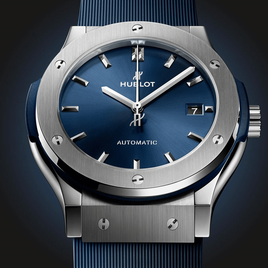 HUBLOT Classic Fusion Titanium Blue 45 mm 511.NX.7170.RX