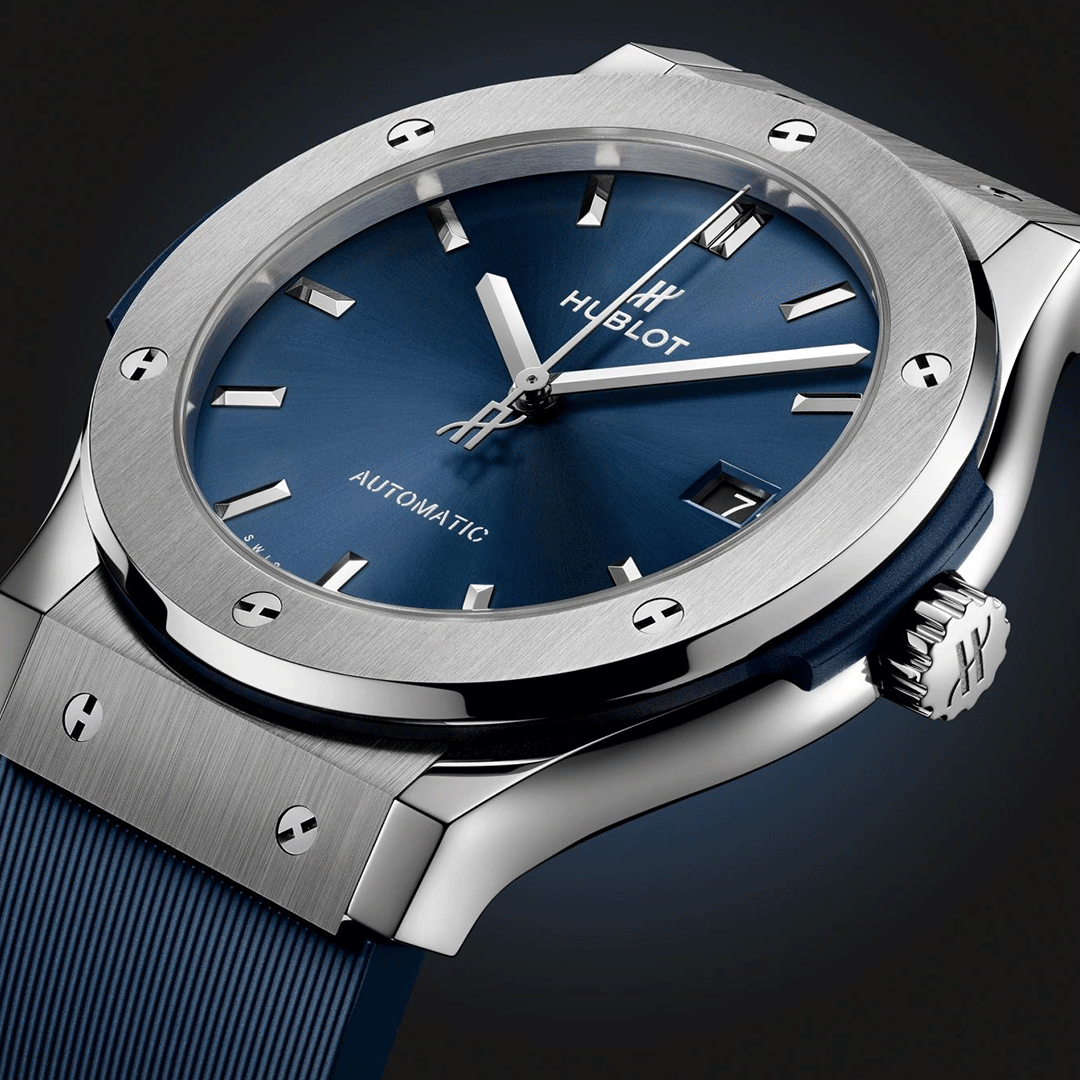 HUBLOT Classic Fusion Titanium Blue 45 mm 511.NX.7170.RX