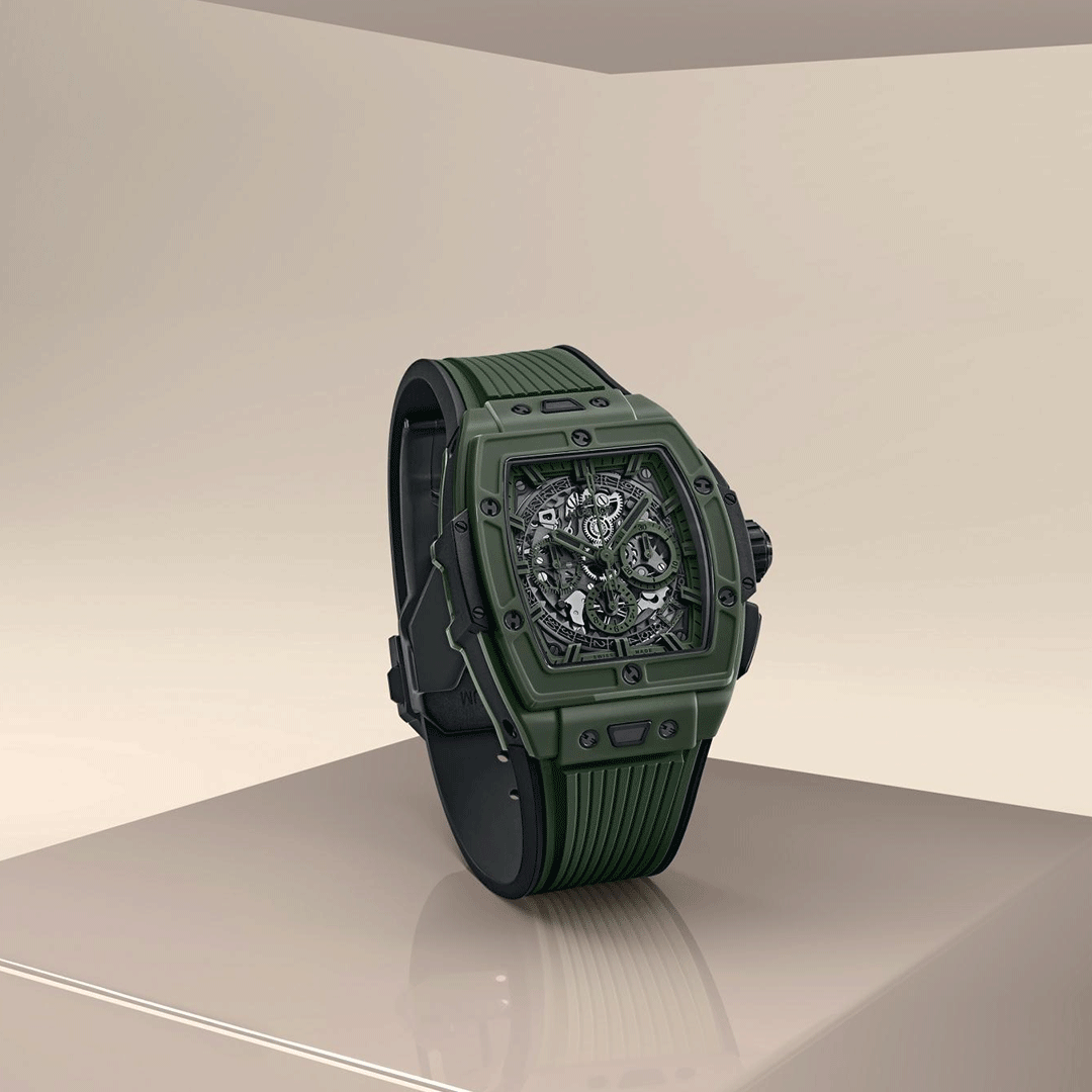 HUBLOT Spirit of Big Bang Dark Green Ceramic 642.GX.5210.RX