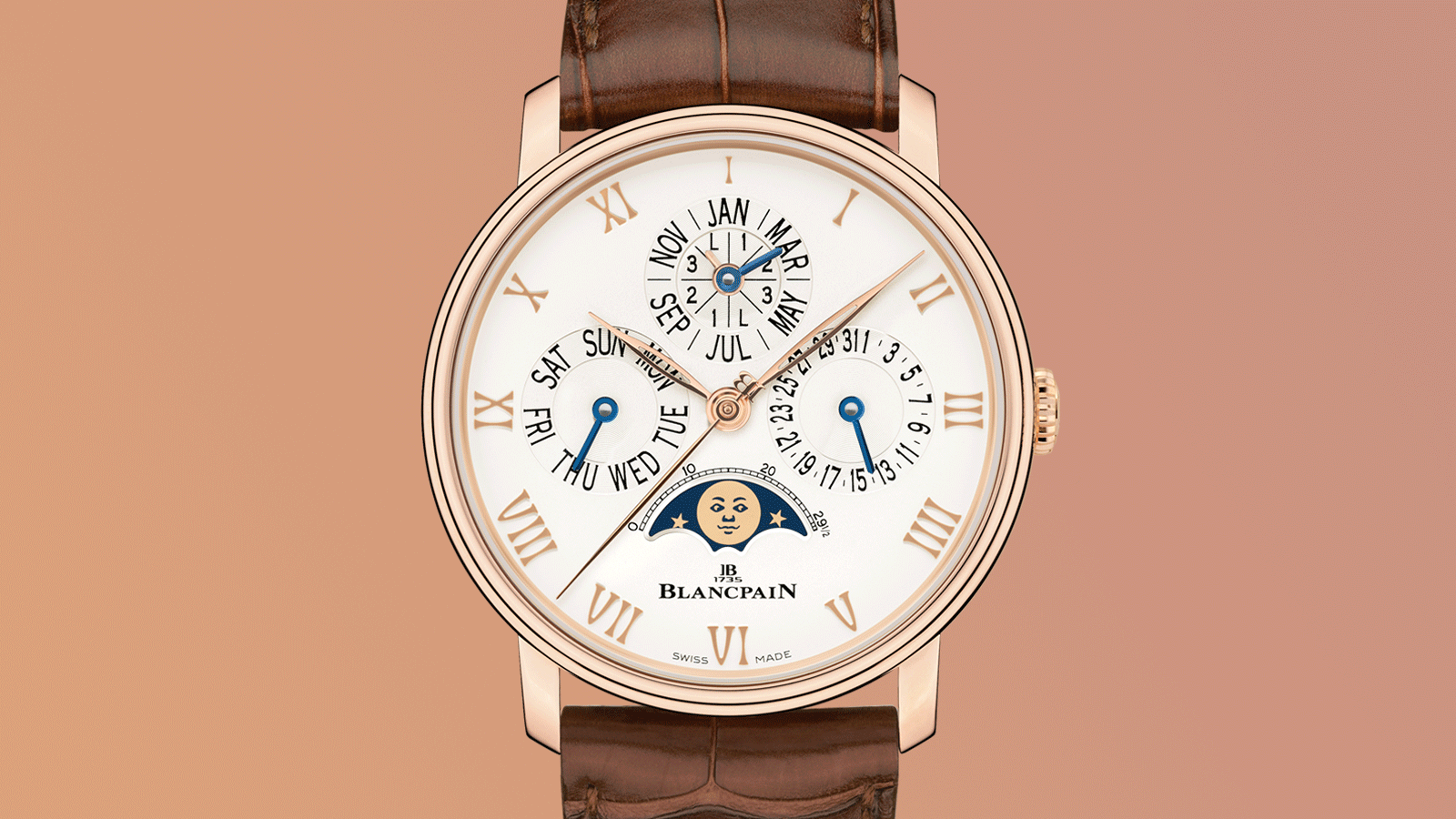 Blancpain Villeret Quantième Perpétuel Phases de Lune - 6656 3642 55A