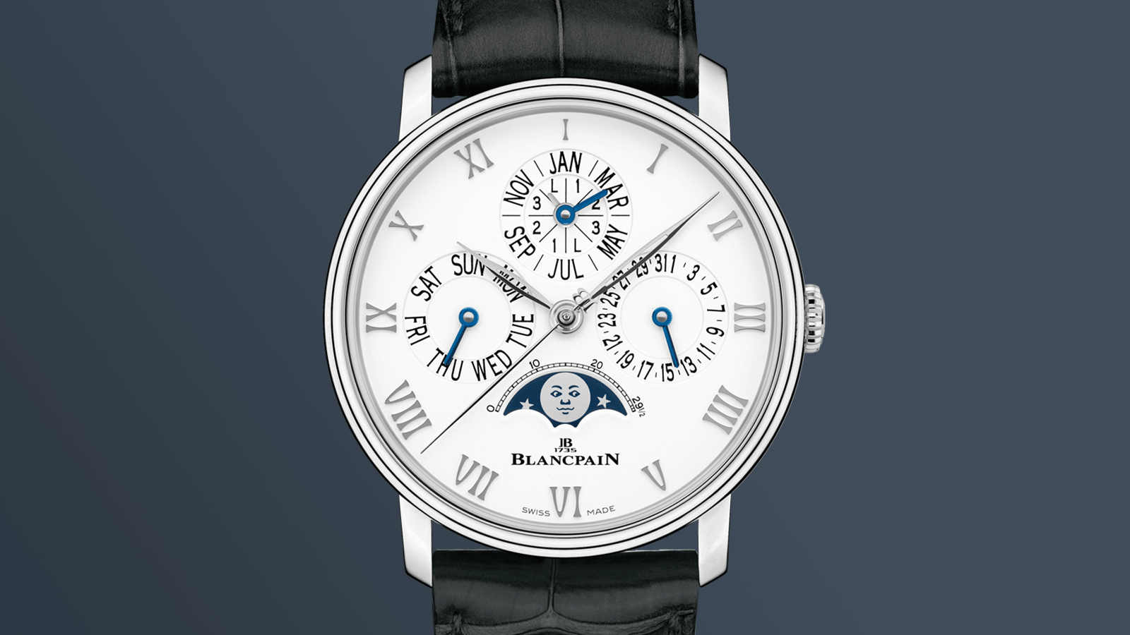 Blancpain Villeret Quantième Perpétuel Phases De Lune - 6656 1127 55B